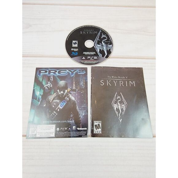 The Elder Scrolls V: Skyrim (Sony PlayStation 3, PS3) Tested, CIB with Manual - Picture 2 of 9